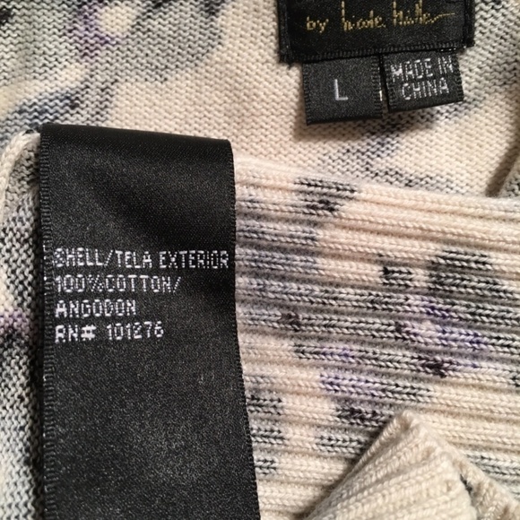 NICOLE MILLER Spring Summer Cardigan, Pre-owned; Multicolor LEOPARD print, Large - Picture 3 of 8